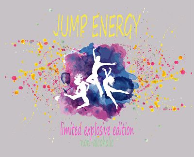 Jump Energy branding design graphic design typography