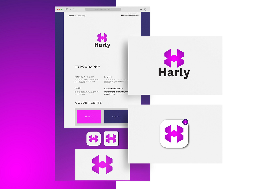 Letter h logo - h logo - creative logo - modern logo - app icon by ...