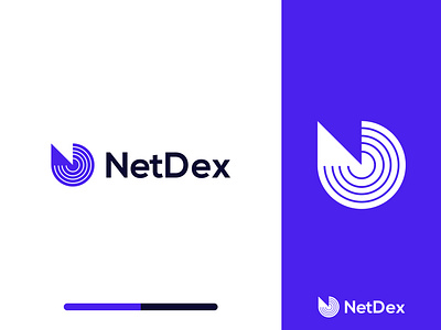 NETDEX LOGO BRANDING abcdefghijklmnopqrstuvwxyz brand identity brand mark branding d letter logo design graphic design identity letter mark logo logo logodesign logomark logos logotype minimalist logo design modern logo n letter logo popular logo technology logo visual identity