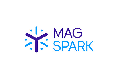 Logo design MagSpark branding graphic design logo logo design mag spark