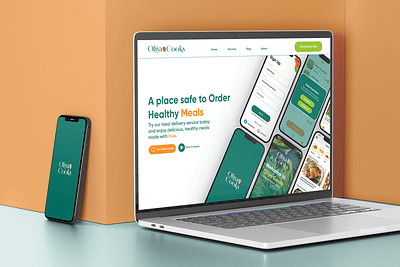 Oliya Cooks -Diabetes Friendly Meal Ordering App app coocking app graphic design meal app meal ordering app web design web site