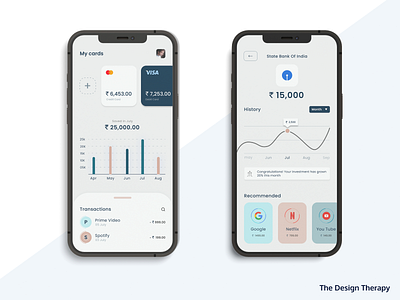 Finance Mobile App appdesign branding creative design design inspiration experience finance interface investment moneymanagement ui userexperience ux vector
