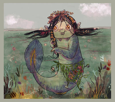 #mermay mermaid art design illustration