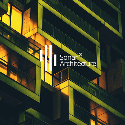 Sonar Architecture - Logo & Brand Identity brand identity branding design graphic design logo logo design typography