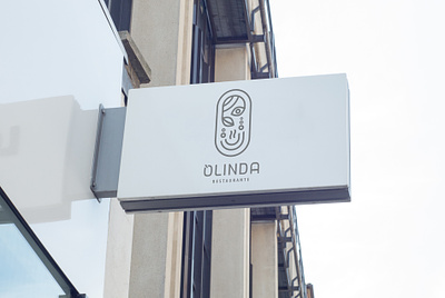 ÒLINDA - RESTAURANT branding design logo minimal restaurant typography vector