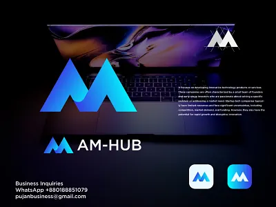 AM-HUB logo design am logo brandidentity brandmark business logo clothinglogo creative design custom logo design graphicdesign logoawesome logodesigner logoforbusiness logoideas logoinspiration logomaker minimalist logo modern logo monogram professional logo tech logo technology