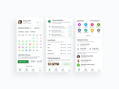 SaaS based HR Super-App b2b hr product design saas ui uxui