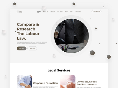 Labour Lawyer Website Design Concept app creative design design graphic design header labour law landing page modren web design ui ui design uiux ux ux design web design web page web ui website design