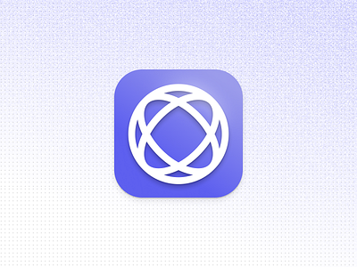 Orbital App Icon - #5 Design Challenge 005 app icon dailydesign dailyui design challenge icon icon design iconography illustration minimal icon sphere vector