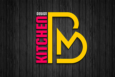 BM KITCHEN DESIGN 3d branding design graphic design illustration logo thumbnail typography vector