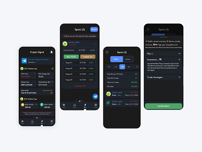 Crypto App UI Design chatgpt crypto currency dark future gpt india trending ui uiux ux