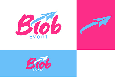 Blob branding design flat illustration logo minimalist logo modern treveling type unique vector