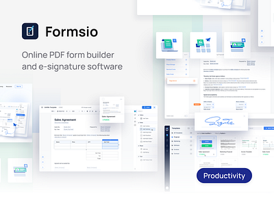 Document generation and electronic signature software app design document generation document management electronic signatures mobile app ui uiux ux web app