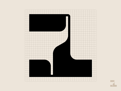 36 Days of type: 1 alien curvy futurist geomtric glyph grid icon logo modernism symbol type typography wavy