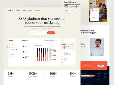 SAAS Platform Web Design(Animated Version) animation awe b2c clean minimal motion graphics saas saas homepage saas product saas web saas website startup ui web web3 website