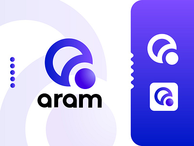 Aram logo design 3d animation logo motion graphics ui