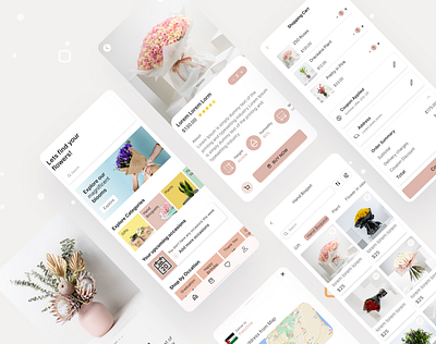 Flowers e-commerce app app developer ceo checkout content writing designer e commerce flower flower app graphic design ios developer marketing payment product management project management prototyping resacrch ui ui design ux