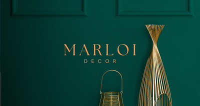 Marloi Decor Logo branding decor logo interior design logo logo luxury logo