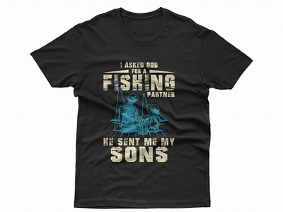 I Asked God for a Fishing Partner He Sent Me My Son Shirts, Dad Shirts -  Dashing Tee