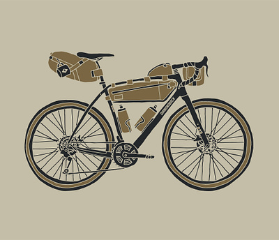 Diamondback T-Shirt bicycles bike bike packing design diamondback drawing gravel illustration mightymoss shirt t-shirt