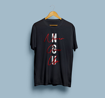 Never give up t-shirt design clothing design free mockup graphic design illustration logo minimalist tshirt mockuo t shirt tee tshirt tshirt design