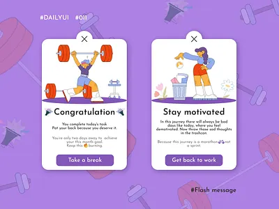 DailyUI Day011 - Flash message dailyui dailyuichallenge day011 day11 dribbleinspiration figma figmadesign flashmessage illustration learning skillimprovement typography typroraphy ui uidesigner uiimprovement uiuxdesigner