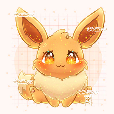 Fanart Pokemon Eevee designs, themes, templates and downloadable ...