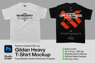 5000 Gildan Heavy - T-Shirt Mockup brand guidelines