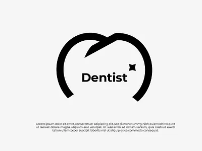 Dentist Logo best logo brand identity branding dental care dental logo graphic design logos medical logo teeth care typography vector