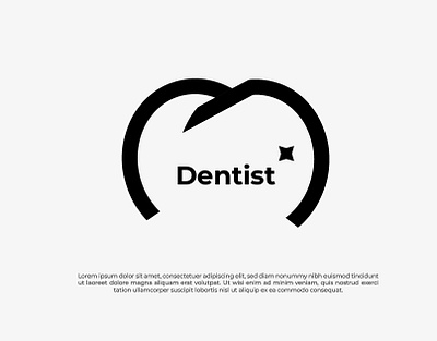 Dentist Logo best logo brand identity branding dental care dental logo graphic design logos medical logo teeth care typography vector