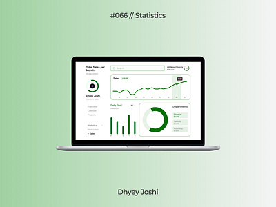 Day 066 - Statistics 066 100daysofui branding challenges community dailyui design figma illustration logo mobile statistics stats ui ux website