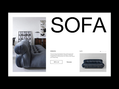 SOFA branding concept design logo minimal typography ui card
