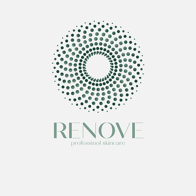 Renove Professinol Skincare Brand branding design graphic design logo