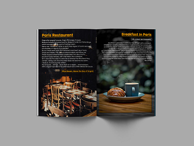 Paris Food Magazine. design graphic design