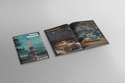 Travel Magazine Design. design graphic design
