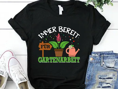 Gardening T-shirt Design Template artist branding design garden gardening gardening care gardening tools graphic graphic design gym tee illustration logo new tee plant project t shirt design ui vector vector design vintage