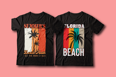 Summer T-shirt Design Bundle inspirational t shirt design