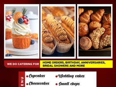 Cakes N Pastries Flyers graphic design