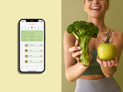 Purify is an app for your personal diet plan app design graphic design ui ux
