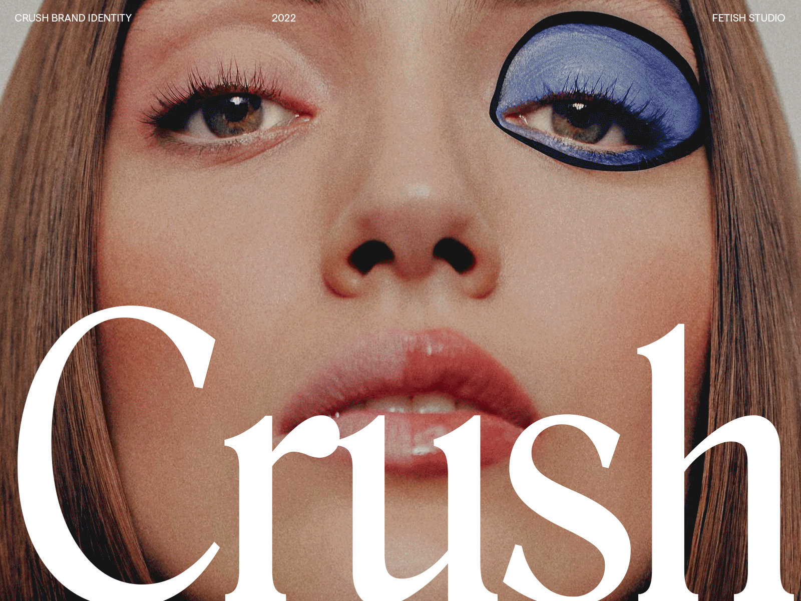Crush Logo Design brand identity branding fashion graphic design logo logo design management agency talents agency