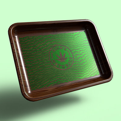 Nick's Naturals THE TRAY 3d 3d model 3d render branding design graphic design illustration logo