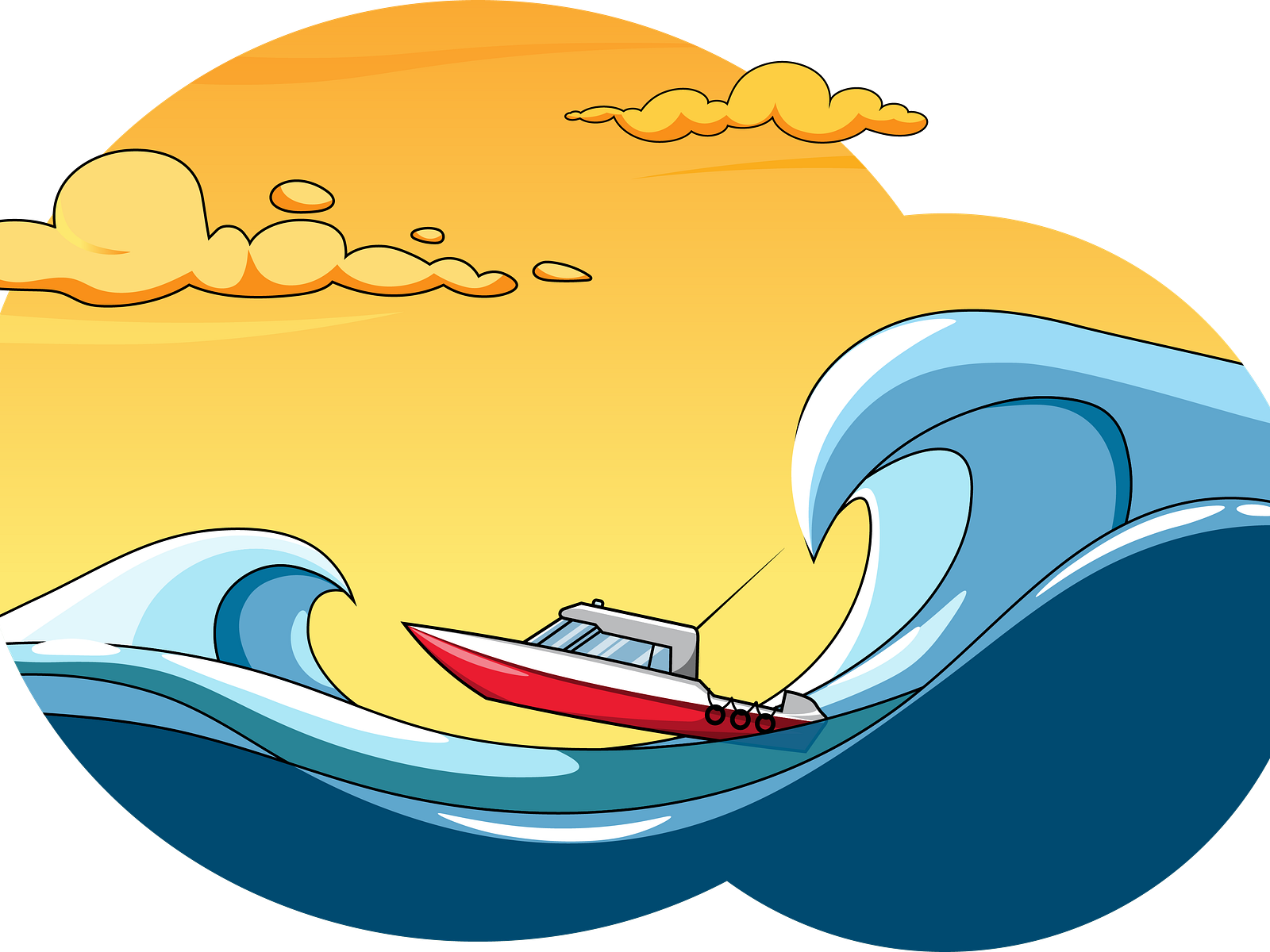 boat-in-ocean-by-deepnarayan-biswas-on-dribbble