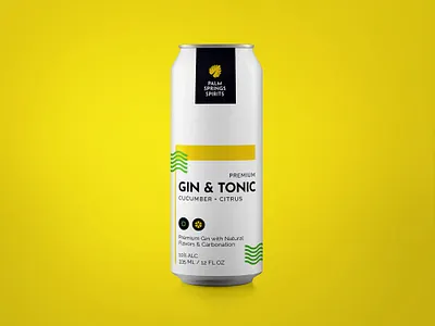 Gin & Tonic Package Design branding graphic design illustration
