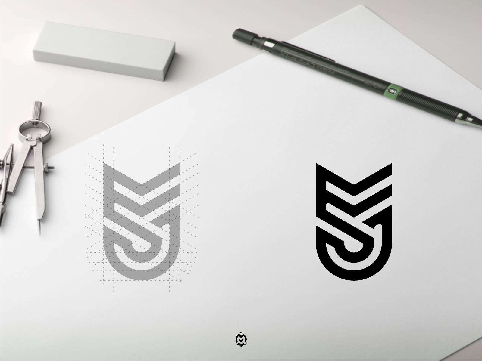 ESJ Monogram Logo Concept By Mbah_menirr On Dribbble