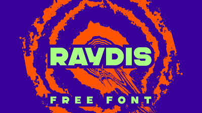 RAYDIS - Free font branding display font font font design fontdesign fonts free font labels logo logo design product design typeface typeface design typefacedesign