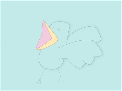 Bird Illustration bird bird illustration blue illustration