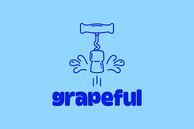 Grapeful brand design brand identity branding graphic design logo wine wine branding wine logo