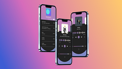 Spotify Like graphic design ui