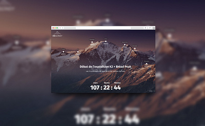 Projet alpiniste graphic design ui