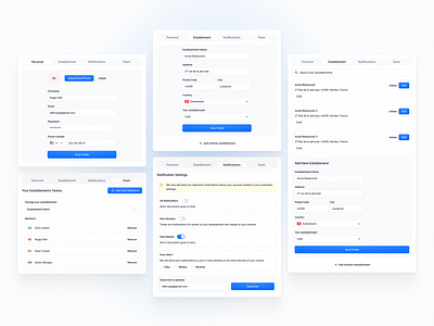 Settings Page Exploration dashboard dashboard ui general settings notification settings product design product ui settings settings page team settings